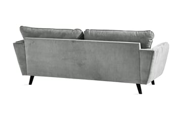 Trend Lyx 3-sits Tygsoffa - Grå - Möbler - Soffa - 3 sits soffa