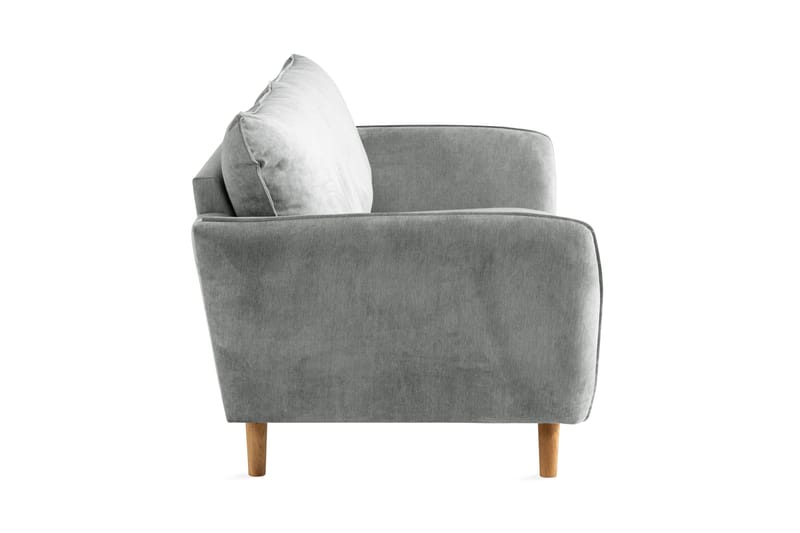 Trend Lyx 3-sits Tygsoffa - Grå - Möbler - Soffa - 3 sits soffa
