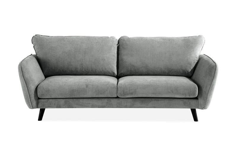 Trend Lyx 3-sits Tygsoffa - Grå - Möbler - Soffa - 3 sits soffa