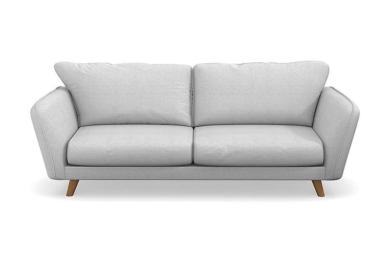 Trend Lyx 3-sits Tygsoffa - Ljusgrå - Möbler - Soffa - 3 sits soffa