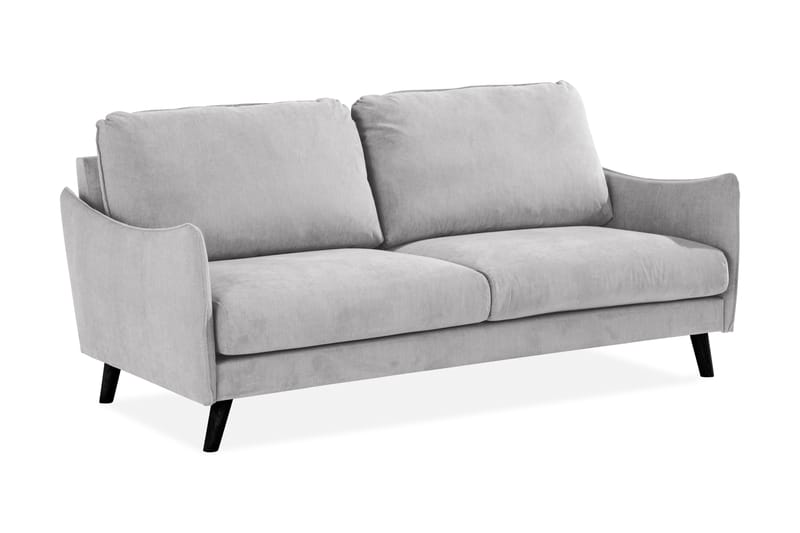 Trend Lyx 3-sits Tygsoffa - Ljusgrå - Möbler - Soffa - 3 sits soffa