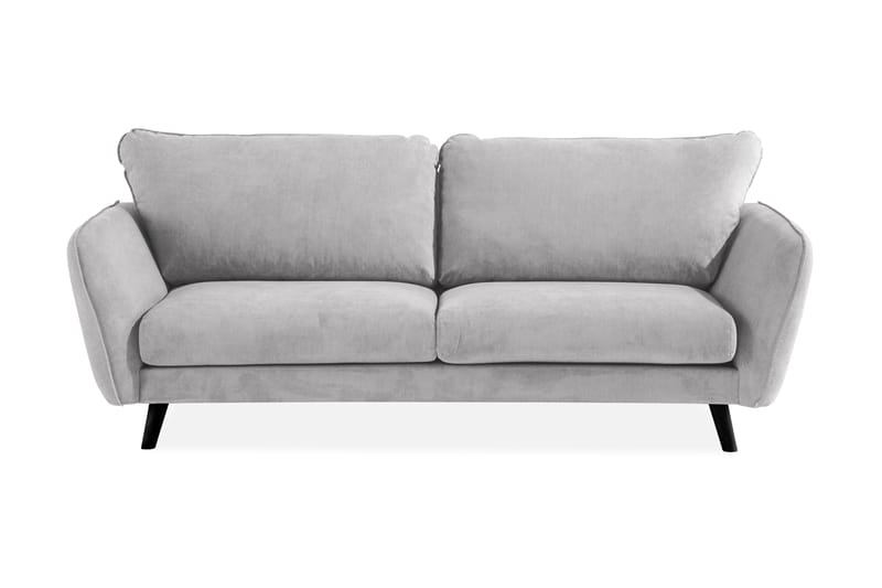 Trend Lyx 3-sits Tygsoffa - Ljusgrå - Möbler - Soffa - 3 sits soffa