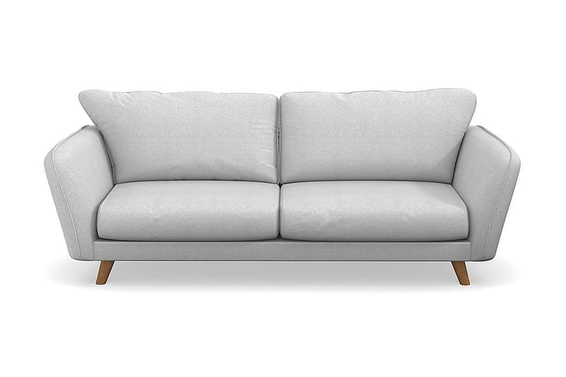 Trend Lyx 3-sits Tygsoffa - Ljusgrå - Möbler - Soffa - 3 sits soffa