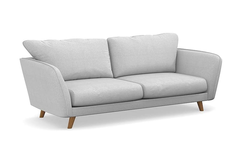 Trend Lyx 3-sits Tygsoffa - Ljusgrå - Möbler - Soffa - 3 sits soffa