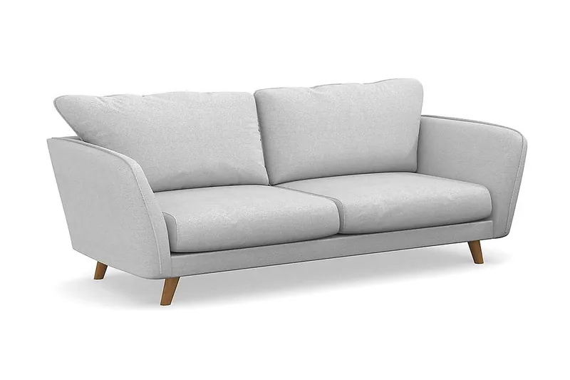 Trend Lyx 3-sits Tygsoffa - Ljusgrå - Möbler - Soffa - 3 sits soffa