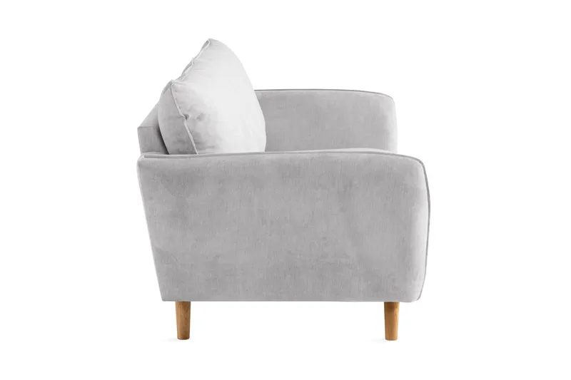 Trend Lyx 3-sits Tygsoffa - Ljusgrå - Möbler - Soffa - 3 sits soffa
