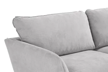 Trend Lyx 3-sits Tygsoffa - Ljusgrå - Möbler - Soffa - 3 sits soffa