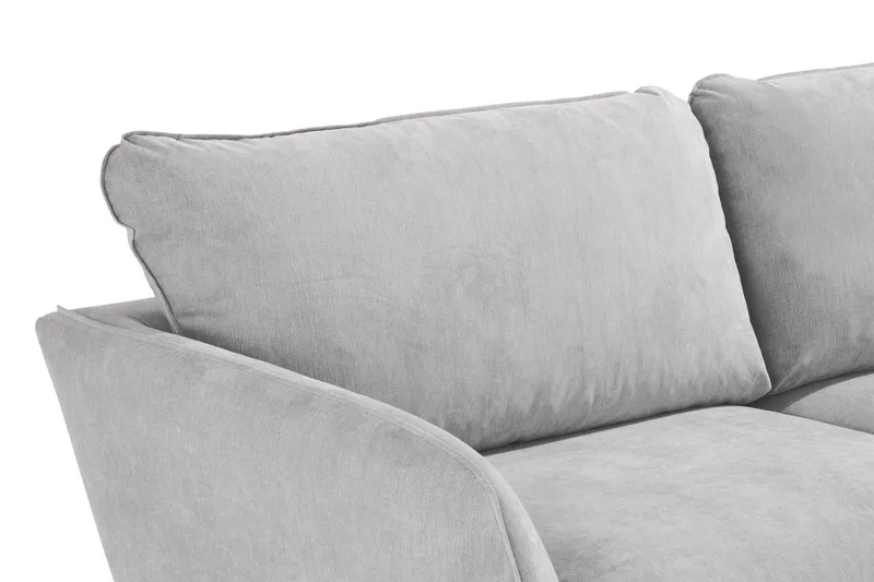 Trend Lyx 3-sits Tygsoffa - Ljusgrå - Möbler - Soffa - 3 sits soffa