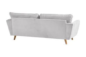 Trend Lyx 3-sits Tygsoffa - Ljusgrå - Möbler - Soffa - 3 sits soffa