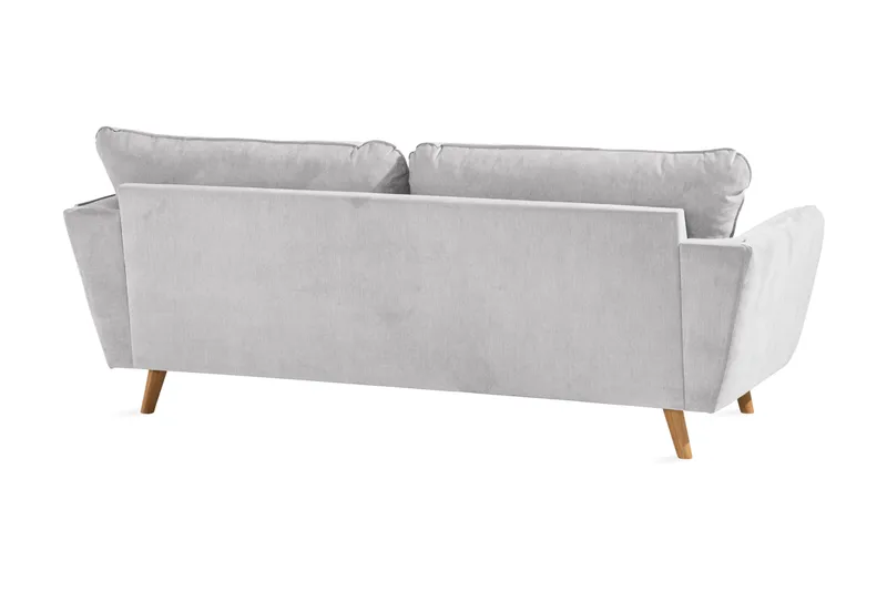 Trend Lyx 3-sits Tygsoffa - Ljusgrå - Möbler - Soffa - 3 sits soffa