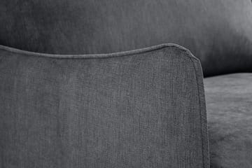 Trend Lyx 3-sits Tygsoffa - Mörkgrå - Möbler - Soffa - 3 sits soffa