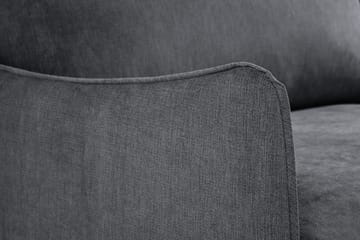 Trend Lyx 3-sits Tygsoffa - Mörkgrå - Möbler - Soffa - 3 sits soffa