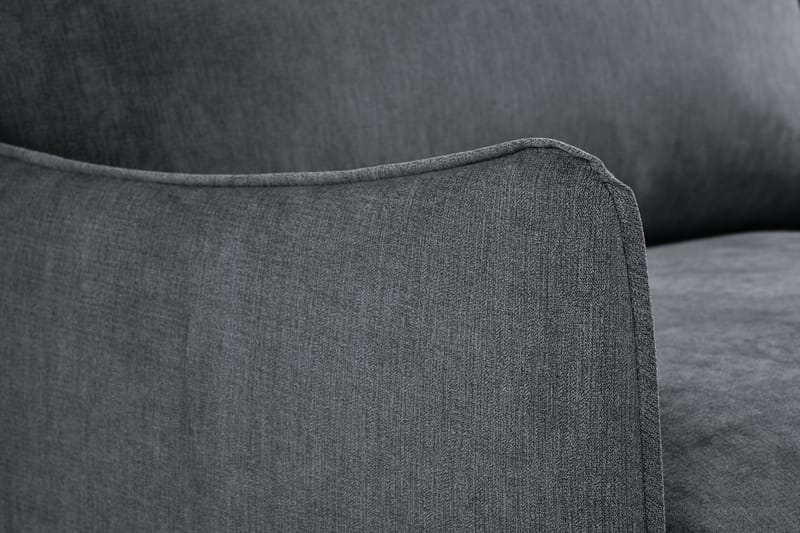 Trend Lyx 3-sits Tygsoffa - Mörkgrå - Möbler - Soffa - 3 sits soffa