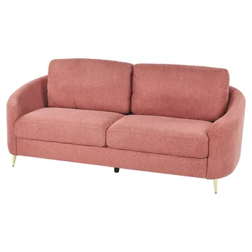 3-sits soffa Trosa - Rosa, guld - Möbler - Soffa - 3 sits soffa