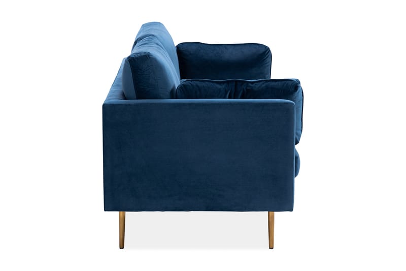 Vanlig Soffa utan divan & schäslong Bloom 3-sits Soffa blue - Möbler - Soffa - 3 sits soffa
