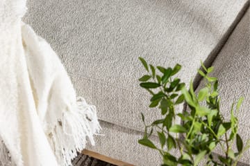 Vanlig Soffa utan divan & schäslong Venture Home Olympos 3-sits Soffa Beige - Möbler - Soffa - 3 sits soffa