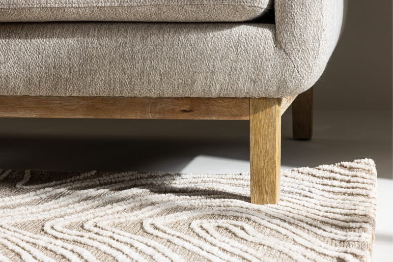 Vanlig Soffa utan divan & schäslong Venture Home Olympos 3-sits Soffa Beige - Möbler - Soffa - 3 sits soffa