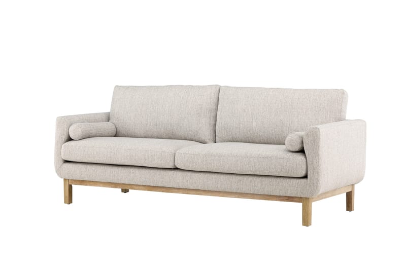 Vanlig Soffa utan divan & schäslong Venture Home Olympos 3-sits Soffa Beige - Möbler - Soffa - 3 sits soffa