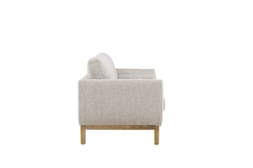 Vanlig Soffa utan divan & schäslong Venture Home Olympos 3-sits Soffa Beige - Möbler - Soffa - 3 sits soffa