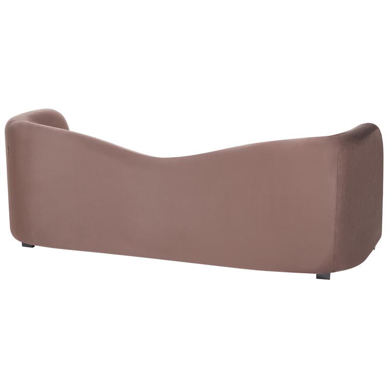 3-sits soffa Veltada - Mörkbrun - Möbler - Soffa - Sammetssoffa