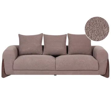 3-sits soffa Vinliden - Mörkbrun, Brun - Möbler - Soffa - 3 sits soffa
