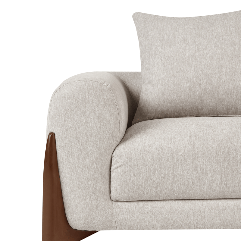 3-sits soffa Vinliden - Mörkbrun, Taupe - Möbler - Soffa - 3 sits soffa