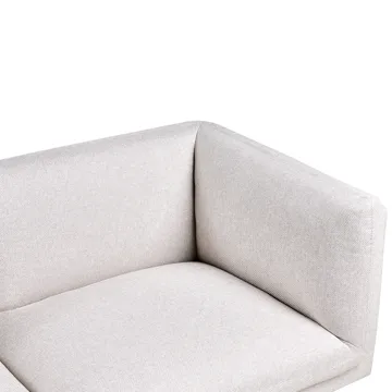 3-sits soffa Vorgod Tyg - Ljusbeige - Möbler - Soffa - 3 sits soffa