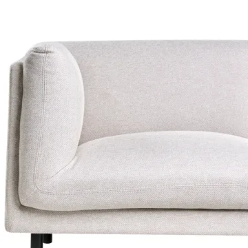 3-sits soffa Vorgod Tyg - Ljusbeige - Möbler - Soffa - 3 sits soffa