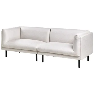 3-sits soffa Vorgod Tyg - Ljusbeige - Möbler - Soffa - 3 sits soffa