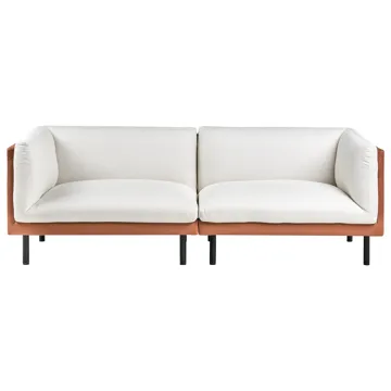 3-sits soffa Vorgod Tyg - Off-White - Möbler - Soffa - 3 sits soffa