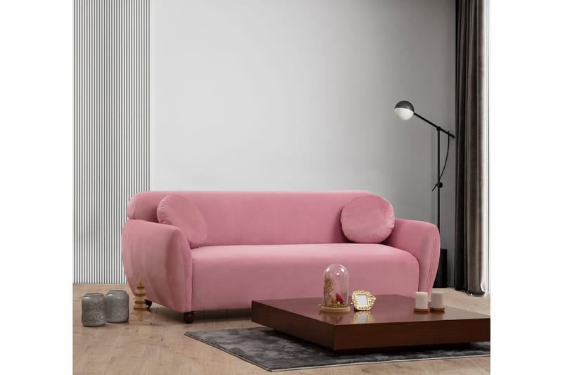 Whitecliffs Soffa 3-sits - Rosa - Möbler - Soffa - 3 sits soffa