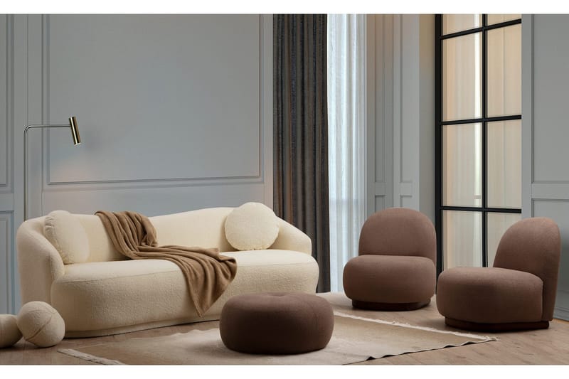 Yarrawonga Soffa 3-sits - Beige|Bouclé - Möbler - Soffa - 3 sits soffa