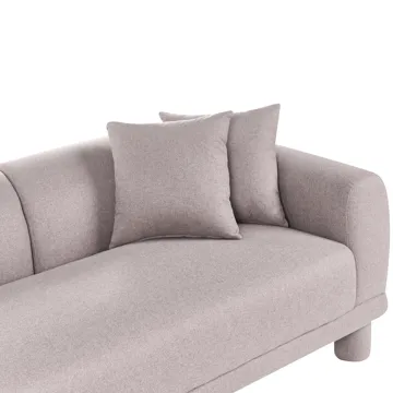 3-sits soffa Pori - Taupe - Möbler - Soffa - 3 sits soffa