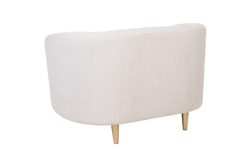 3-sits Soffgrupp Loen Beige/guld - Beige/guld - Möbler - Soffa - Soffgrupp