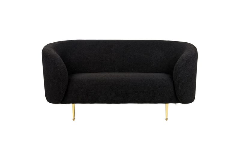 3-sits Soffgrupp Loen Svart/guld - Svart/guld - Möbler - Soffa - Soffgrupp