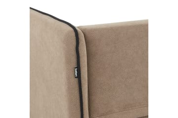 3-sitssoffa Altan Brun, Svart, Vänstervänd - Beige - Möbler - Soffa - Divansoffa & schäslongsoffa - 3 sits soffa med divan