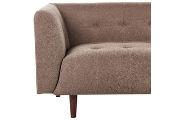 3-sitssoffa Byske Brunt, mörkt trä - Brunt, mörkt trä - Möbler - Soffa - 3 sits soffa