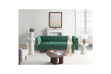 3-sitssoffa Byske Grönt, mörkt trä - Grönt, mörkt trä - Möbler - Soffa - 3 sits soffa