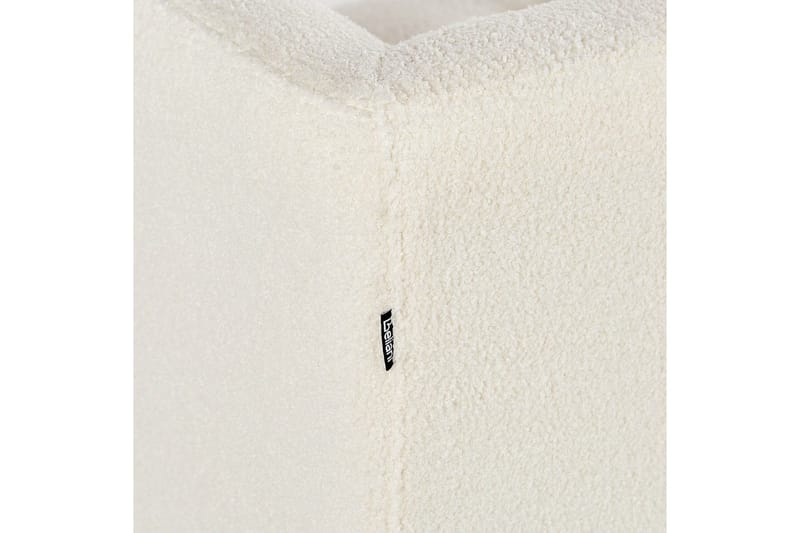 3-sitssoffa Byske Vitt, mörkt trä - Vit - Möbler - Soffa - 3 sits soffa