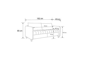 3-sitssoffa Coco - Möbler - Soffa - 3 sits soffa