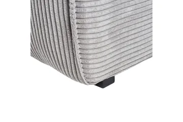 3-sitssoffa Dolva Grå, svart, Vänstervänd - Grå - Möbler - Soffa - Divansoffa & schäslongsoffa - 3 sits soffa med divan