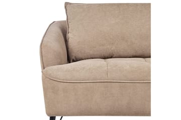 3-sitssoffa Hobro Brun, Svart - Brun, Svart - Möbler - Soffa - 3 sits soffa