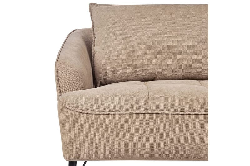 3-sitssoffa Hobro Brun, Svart - Brun, Svart - Möbler - Soffa - 3 sits soffa