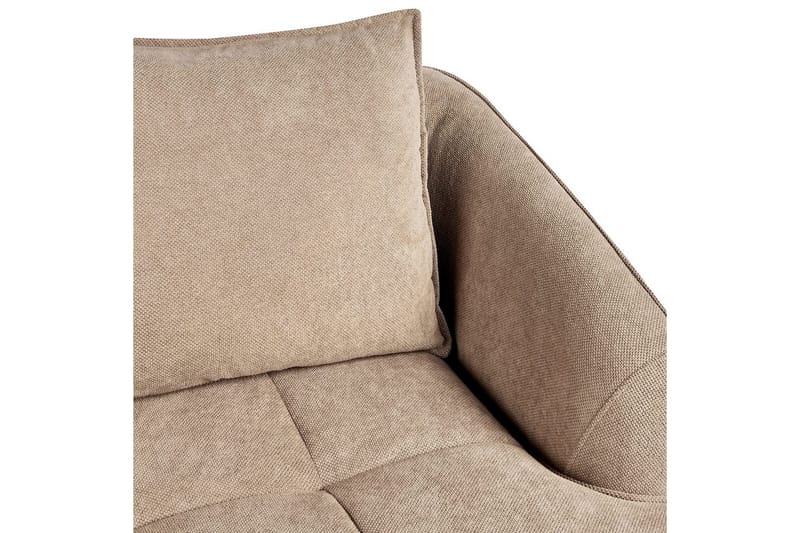 3-sitssoffa Hobro Brun, Svart - Brun, Svart - Möbler - Soffa - 3 sits soffa