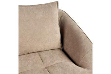 3-sitssoffa Hobro Brun, Svart - Brun, Svart - Möbler - Soffa - 3 sits soffa