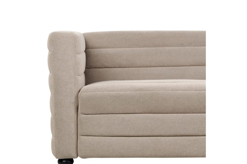 3-sitssoffa Hofn Beige, svart - Beige, svart - Möbler - Soffa - 3 sits soffa