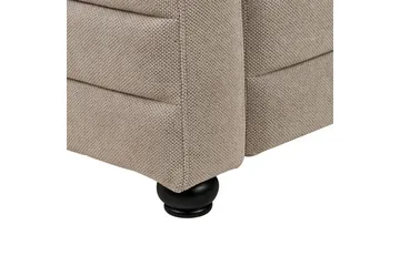 3-sitssoffa Hofn Beige, svart - Beige, svart - Möbler - Soffa - 3 sits soffa