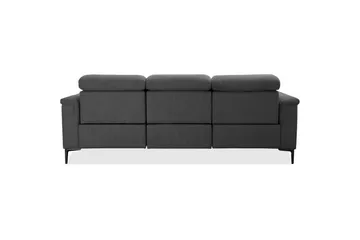 3-sitssoffa Lund Antracit, Belfast tyg, Elektrisk vilstol - Antracit, Belfast tyg, Elektrisk vilstol - Möbler - Soffa - Biosoffa & reclinersoffa
