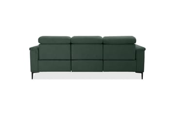 3-sitssoffa Lund Mörkgrön, Belfast tyg, Elektrisk vilstol - Mörkgrön, Belfast tyg, Elektrisk vilstol - Möbler - Soffa - Biosoffa & reclinersoffa