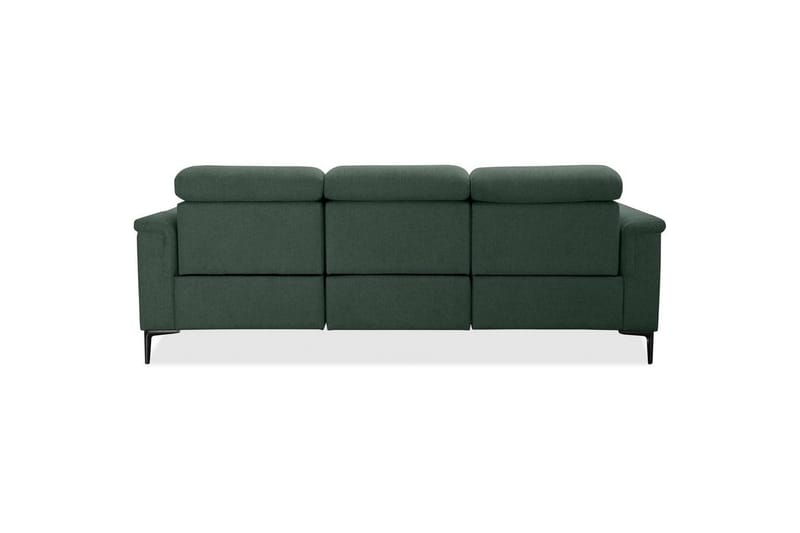 3-sitssoffa Lund Mörkgrön, Belfast tyg, Elektrisk vilstol - Mörkgrön, Belfast tyg, Elektrisk vilstol - Möbler - Soffa - Biosoffa & reclinersoffa